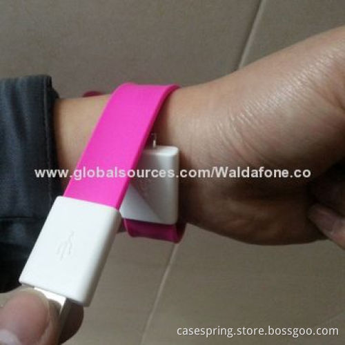 Micro Bracelet USB Cable with 8GB U Flash Drive for Samsung, HTC